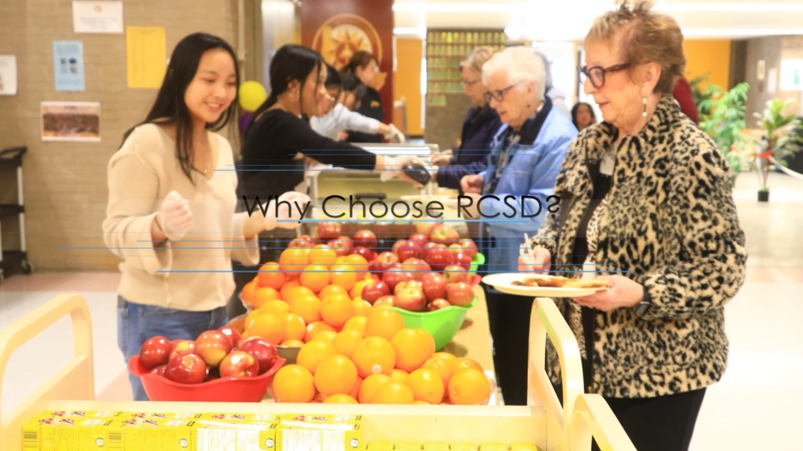 Opening Title Page featuring a still from Leboldus' pancake breakfast being served
