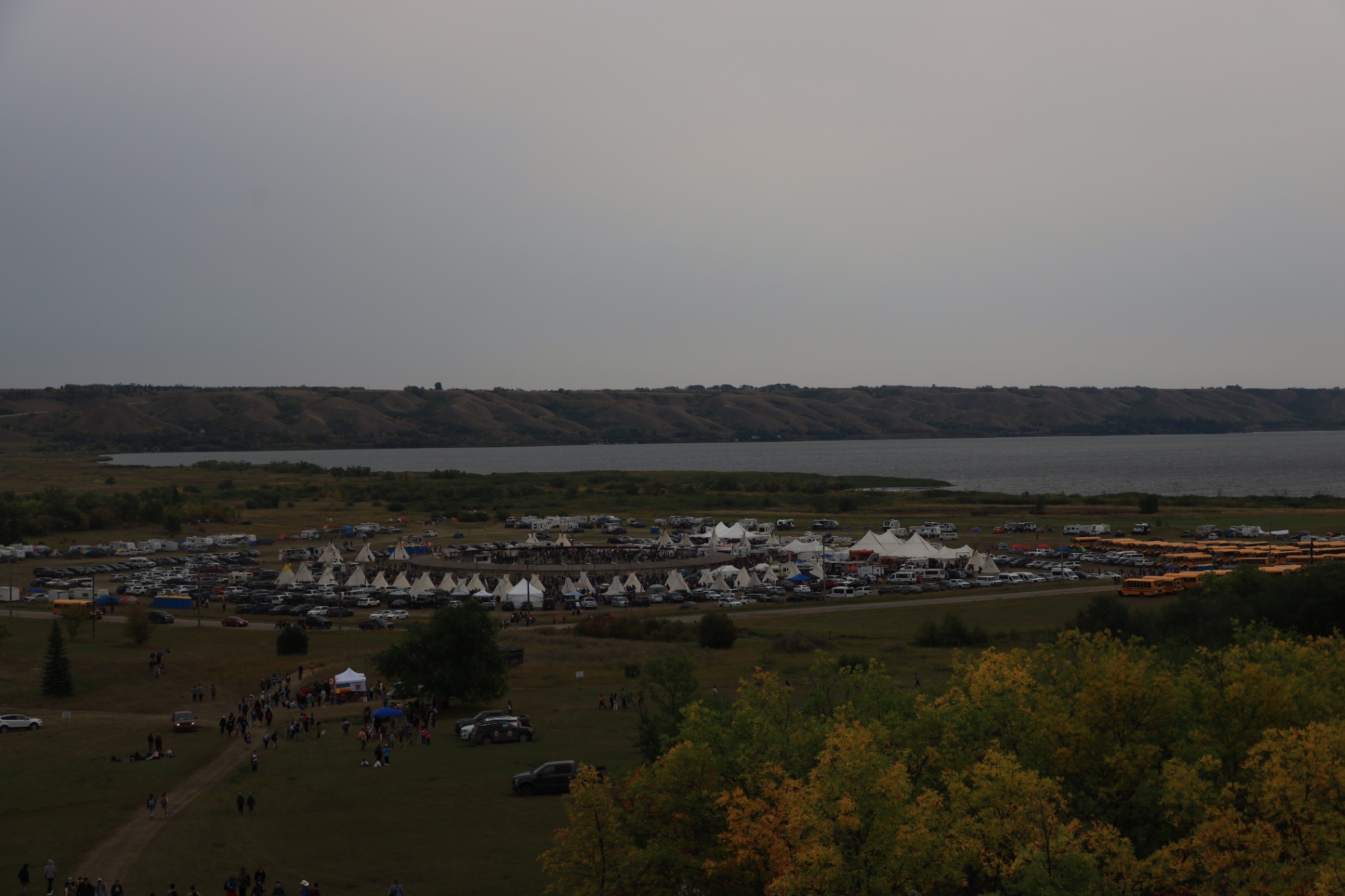 The view from the top of the Valley at Treaty 4 in 2024